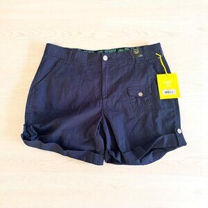 ONE 5 ONE Navy Midrise Shorts Size 14 NEW with tags